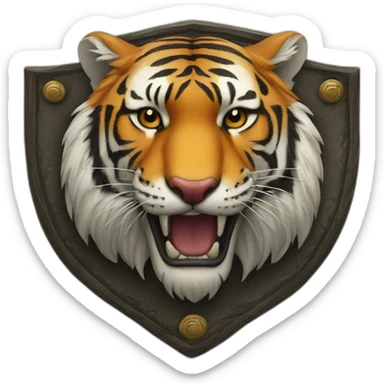 Coat of arm of Tiger  sticker