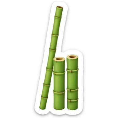 Bamboo stick emoji sticker
