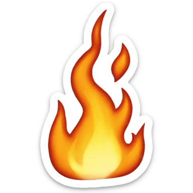 Fire sticker