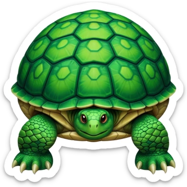 Turtle booty sticker