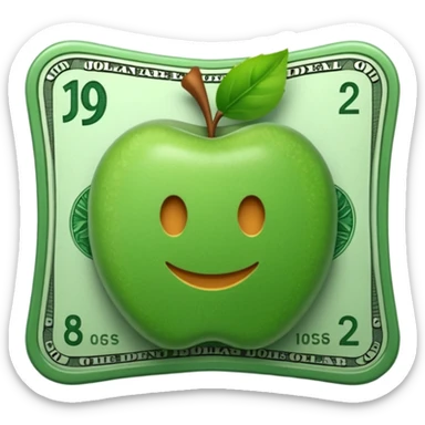 Un billet de monnaie appelé le jollar avec un J sticker