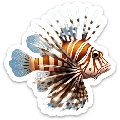 Lionfish sticker