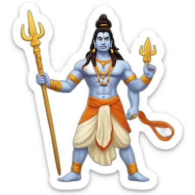 lord-shiva-in-anger sticker