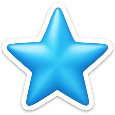 blue star sticker