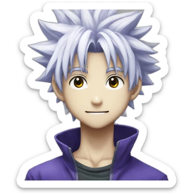 Killua hunter x hunter sticker