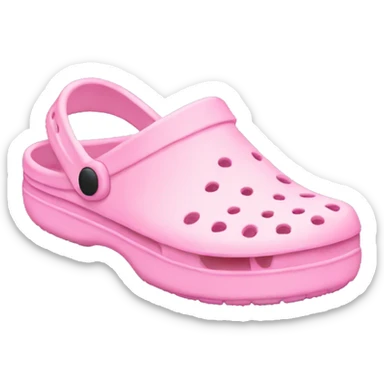 light pink Crocs sticker