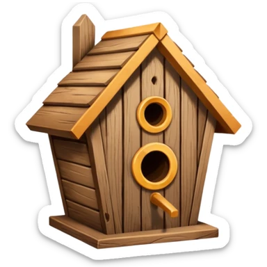 Birdhouse sticker