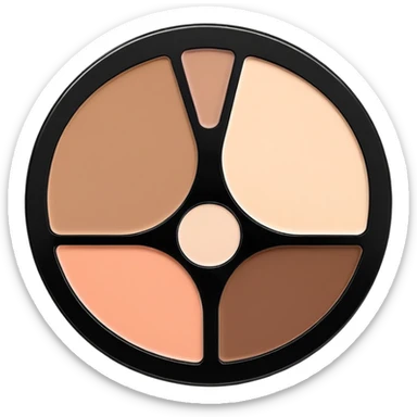 NYX Professional Makeup 3 Steps(circle)to Sculpt Face Sculpting Palette  sticker