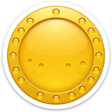 Make, like, a circle, ⭕️ um, that's like, um, there is nothing in it, no, in, I'll send you the image of it, in yellow, and then The things that comes out of it in yellow, yeah. But I need them like a dot, dot, dot, dot. sticker