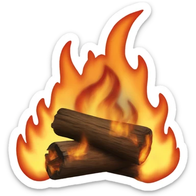 Fire sticker