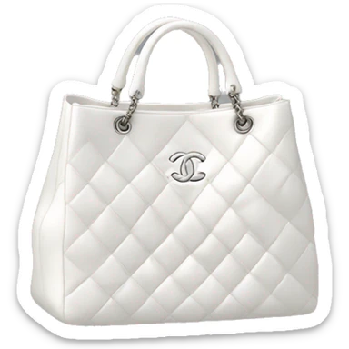 Sac Chanel blanc sticker