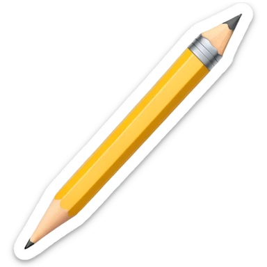 Lapiz de escribir sticker