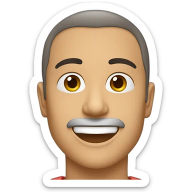 Gözlüklü 18 yaşında bir genç sticker