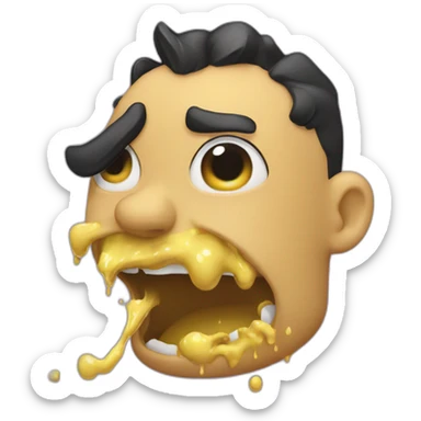C Tangana puking sticker