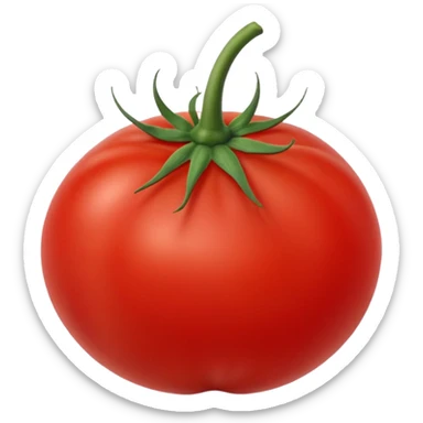 Pregnant tomato sticker