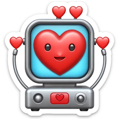 heart eyes emoji but instead of hearts, a claw game claw sticker