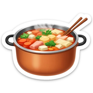 Hot pot sticker