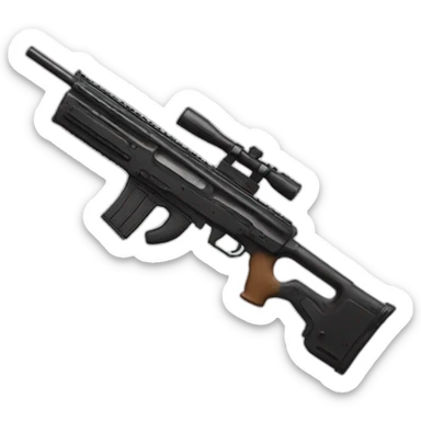 Bullpup rifle sticker