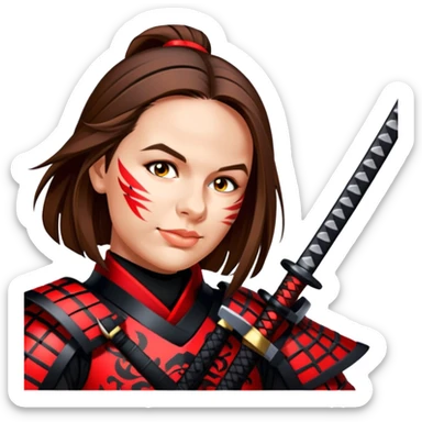 Daring Samurai sticker