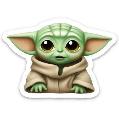 baby Yoda sticker