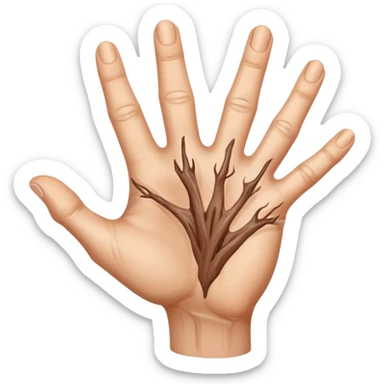 a hand in a flicking motion  sticker