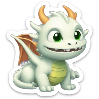 Dragon kawaiii sticker