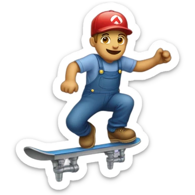 kickflip plumber sticker