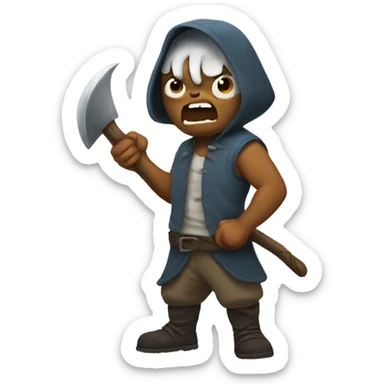 hard hisk hapy sticker