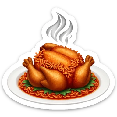 Jollof chicken sticker