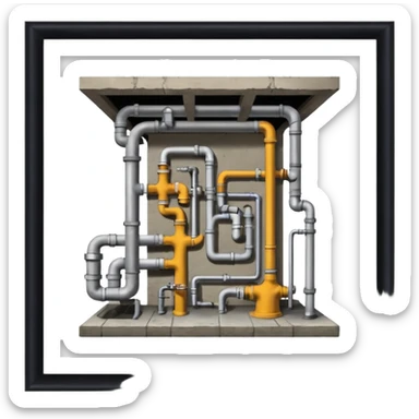 house basement sticker