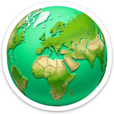 Fais moi une image avec la planète terre en 3D, en écrivant de couleur vert fluorescent 14PAT131 PASCAL. Ce texte est écrit sur le pourtour de la planète  sticker