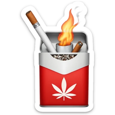 Marlboro cigrate emoji sticker