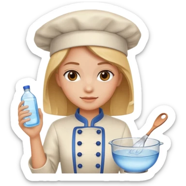 girl cooking water sticker