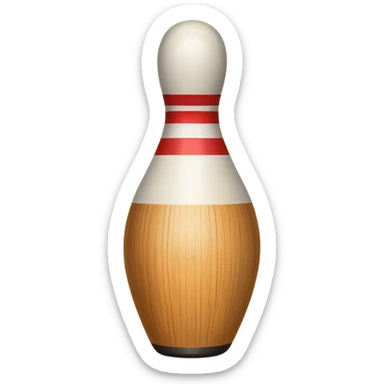a bowling pin sticker