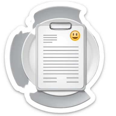 Icône de résumé/document sticker