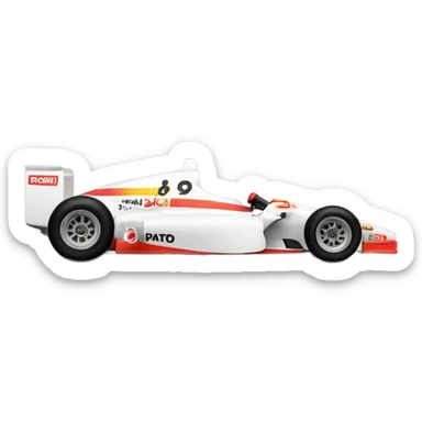 Pato O’ward racing car sticker