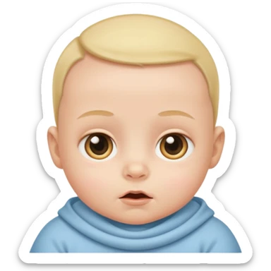 Baby wide awake sticker