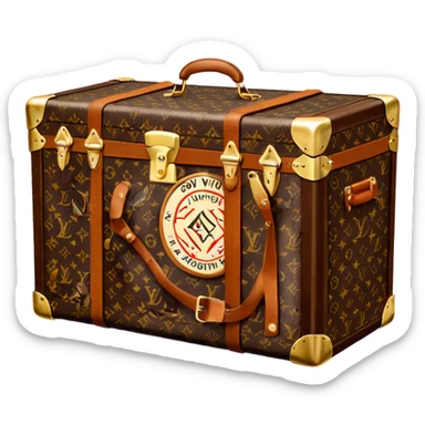 Luis Vuitton Trunk sticker