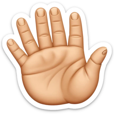 Fingers pinching  sticker