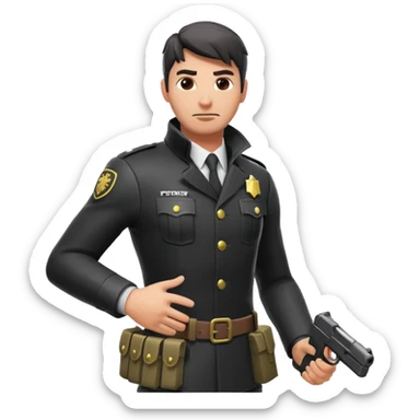 Crea un immagine con un uomo che fa il pollice alto stile fortnite  sticker