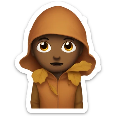 sad Autumn leaves sticker