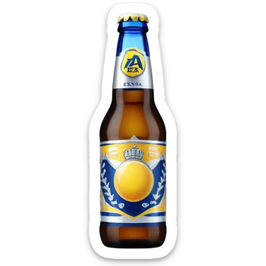 Corona extra beer bottle sticker