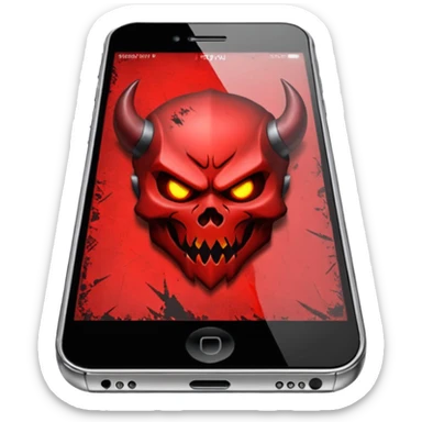 Diablo iPhone sticker
