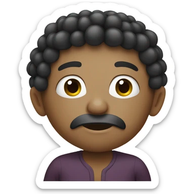 one black mulberry sticker