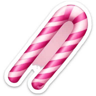 Pink candycane  sticker