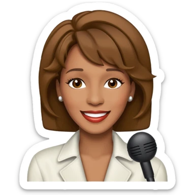 Whitney Houston sticker