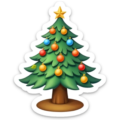 Christmas in fall sticker