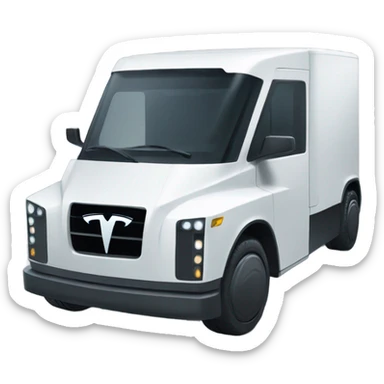 Tesla cyber truck sticker