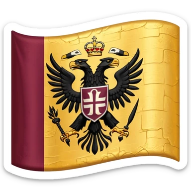 Byzantine flag sticker