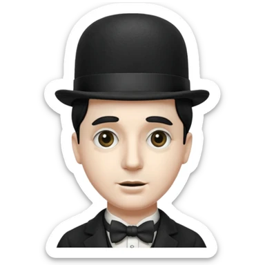 charlie chaplin sticker